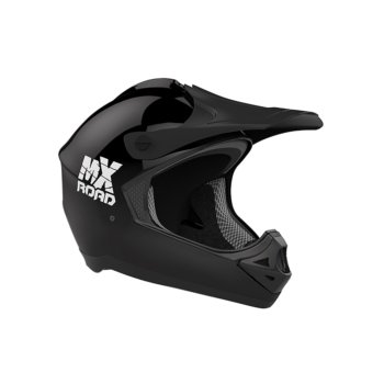 CS0004 CASCO CROSS MX ROAD NEGRO HALCON