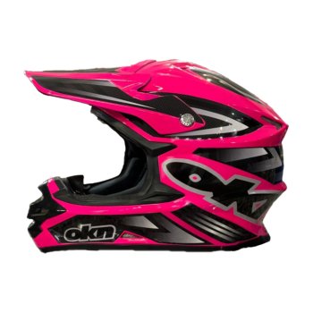 CS0167 CASCO CROSS OKN 6 MAGENTA TALLE XL OKINOI