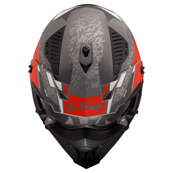 CASCO LS2 ABIERTO OF606 DEVOR DESMONTABLE ROJO/TITANIUM - Image 2