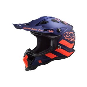 CASCO LS2 CROSS 700 SUBVERTER EVO CARGO AZUL/NARANJA TALLE XL