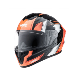 CASCO MAC INTEGRAL 070 VOLT KOMAK NEGRO/ROJO