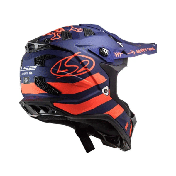 CASCO LS2 CROSS 700 SUBVERTER EVO CARGO AZUL/NARANJA TALLE XL - Image 2