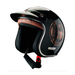 CASCO ABIERTO VINTAGE MONKEY NEGRO VERTIGO