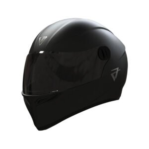 CASCO VERTIGO INTEGRAL V50 MONOCHROME DARK FULL NEGRO MATE C/ALERON