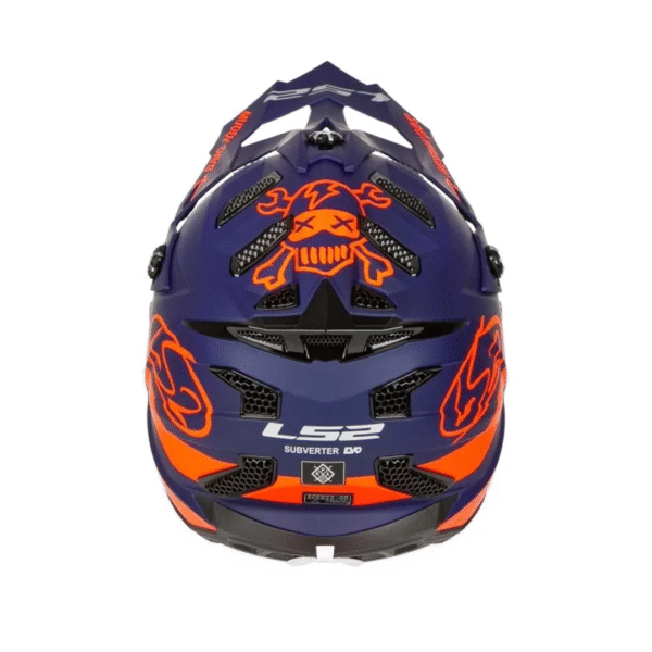 CASCO LS2 CROSS 700 SUBVERTER EVO CARGO AZUL/NARANJA TALLE XL - Image 3