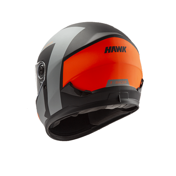 CASCO INTEGRAL RS1F FLUO NARANJA TALLE L HAWK - Image 4