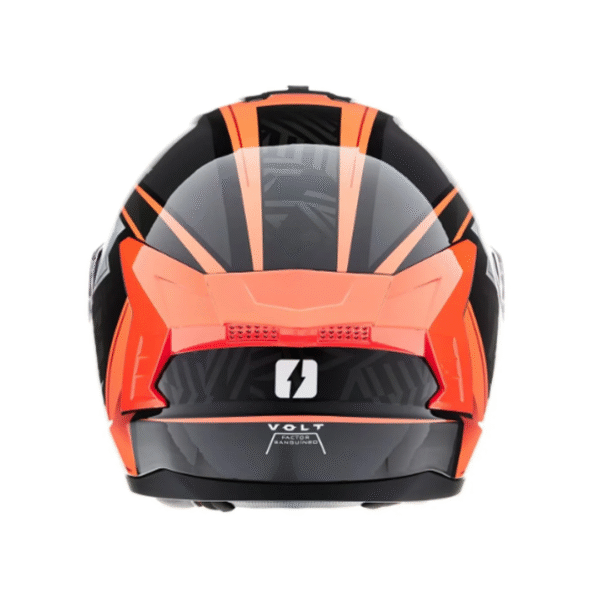 CASCO MAC INTEGRAL 070 VOLT KOMAK NEGRO/ROJO - Image 4