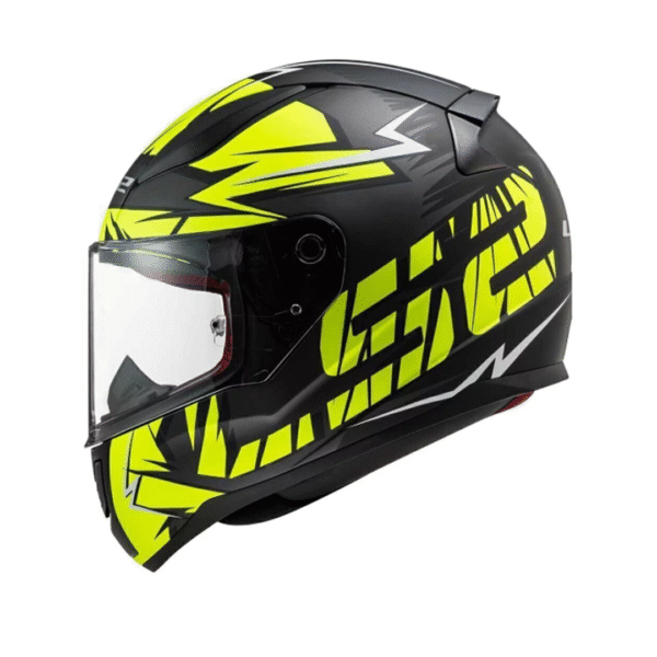 CASCO LS2 INTEGRAL 353 RAPID CROMO MATT NEGRO / AMARILLO - Image 4
