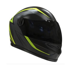 CASCO VERTIGO INTEGRAL V32 INFLUENCE AMARILLO/NEGRO MATE TALLE XL