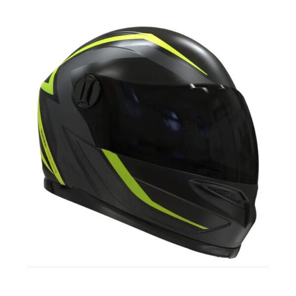 CASCO VERTIGO INTEGRAL V32 INFLUENCE AMARILLO/NEGRO MATE TALLE XL