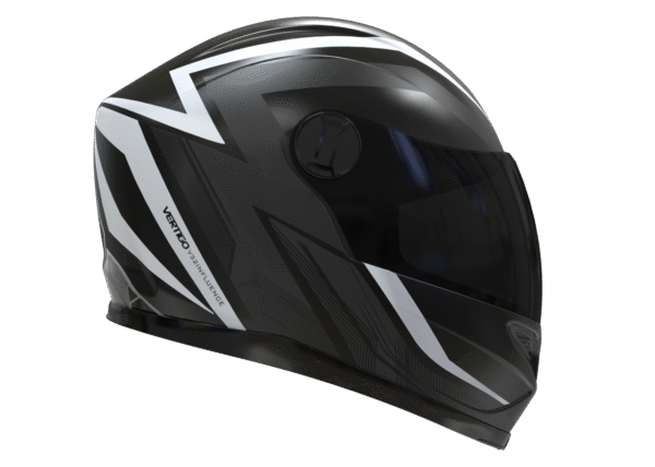 CASCO VERTIGO INTEGRAL V32 INFLUENCE BLANCO/NEGRO MATE - Image 6