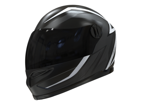CASCO VERTIGO INTEGRAL V32 INFLUENCE BLANCO/NEGRO MATE - Image 5