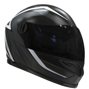 CASCO VERTIGO INTEGRAL V32 INFLUENCE BLANCO/NEGRO MATE