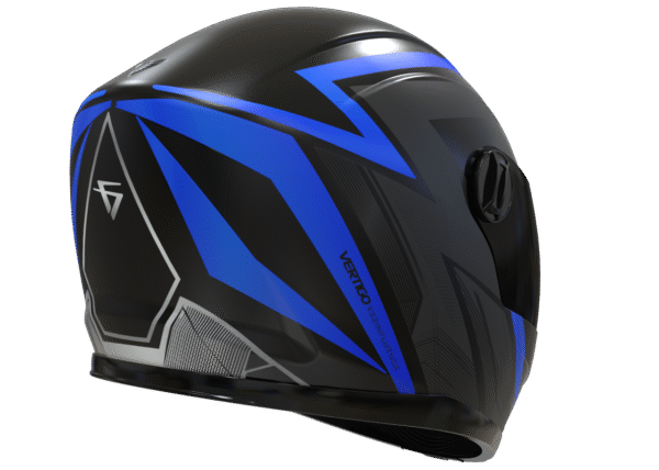 CASCO VERTIGO INTEGRAL V32 INFLUENCE AZUL/NEGRO - Image 2
