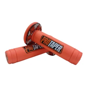 PUÑOS CROSS GOMA NARANJA LOGO NEGRO PROTAPER