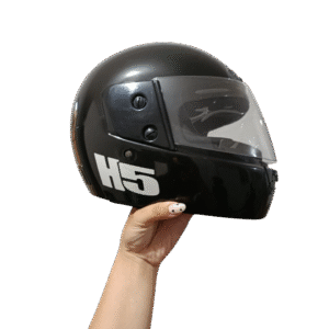 CASCO INTEGRAL H5 NEGRO TALLE L HALCON