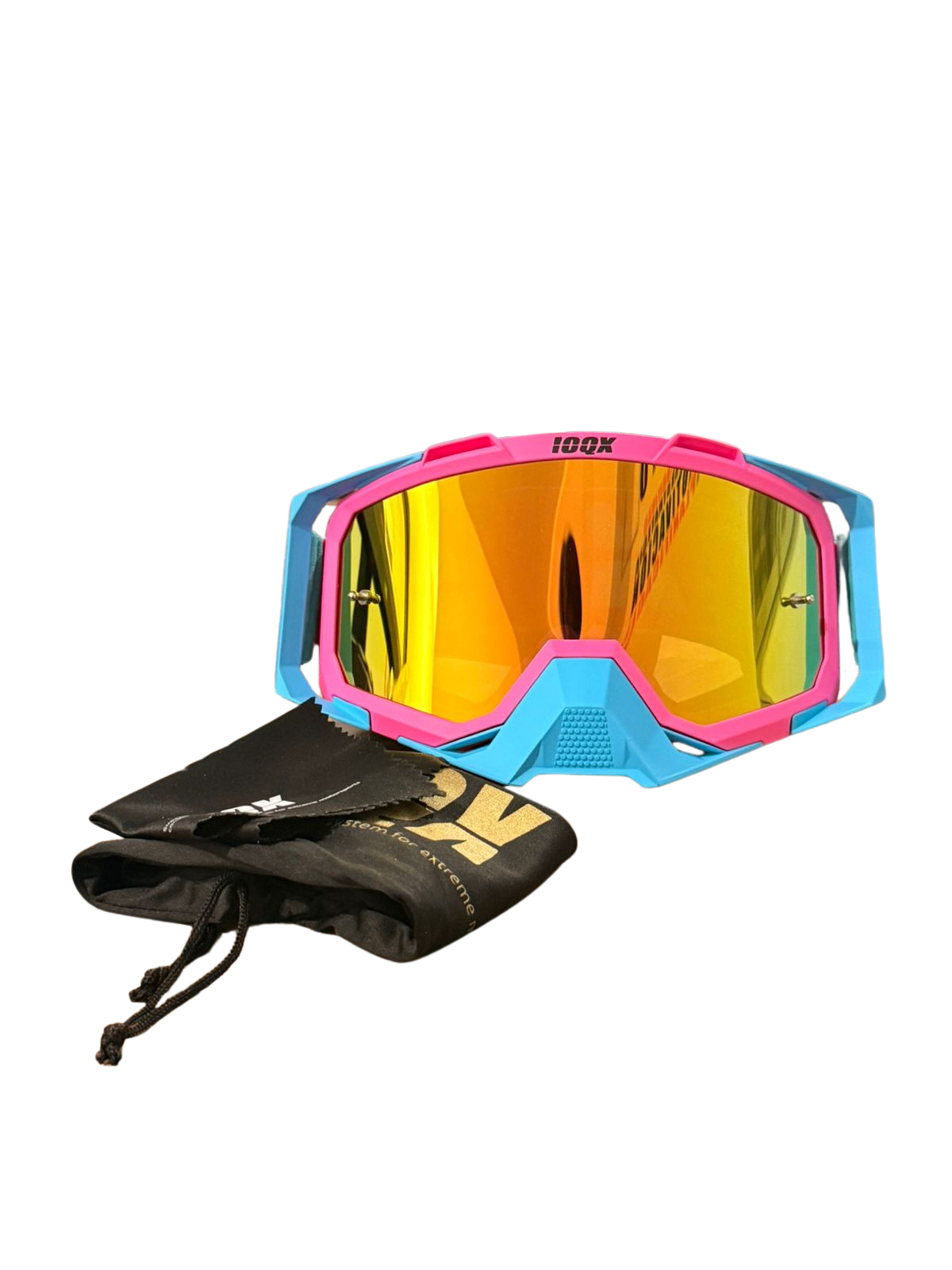 ANTIPARRAS CROSS 10QX 2021 CELESTE/ROSA ESPEJADA C/MICA 100%