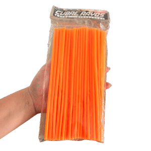 CUBRE RAYOS UNIVERSAL MOTOS 22CM NARANJA ARG