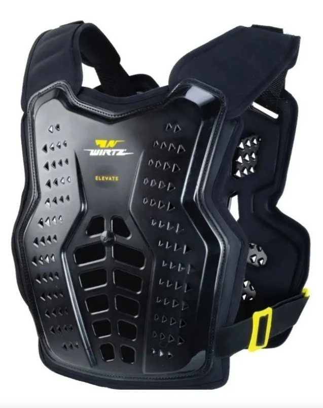 PECHERA CROSS ELEVATE NEGRA/AMARILLO WIRTZ - Image 2