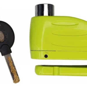 CANDADO DE SEGURIDAD FRENO DISCO (6 MM) C/ALARMA AMARILLO TONYON