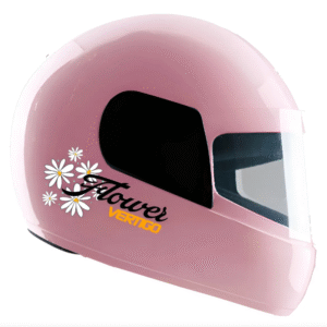 CASCO INTEGRAL JUNIOR FLOWER ROSA TALLE S VERTIGO