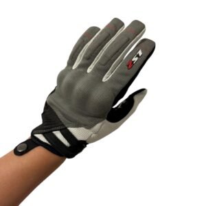 GUANTES CALLE DART 2 C/PROTECCIONES GRIS PERLA TALLE L LS2