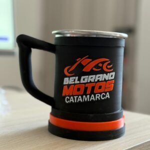 VASO CHOP 500 ML 3D NEGRO BELGRANO MOTOS
