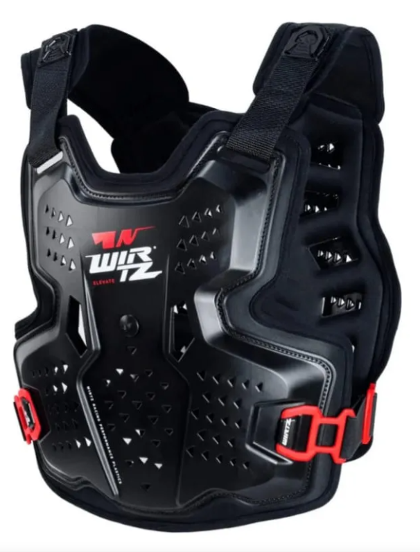 PECHERA CROSS ELEVATE NEGRO/ROJA WIRTZ