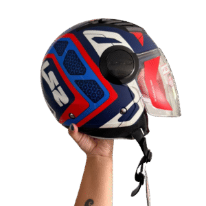 CASCO ABIERTO OF562 AIRFLOW ANDROID AZUL/ROJO TALLE XXL LS2