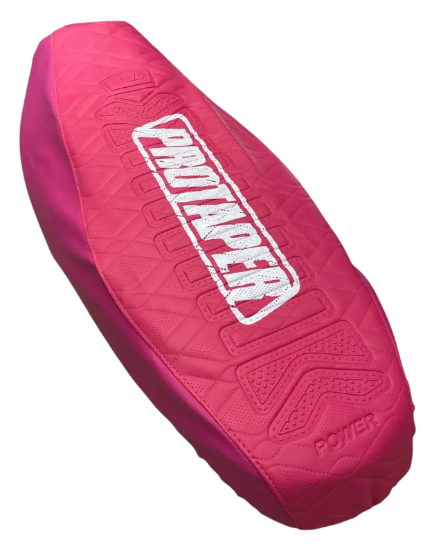 FUNDA GILERA SMASH 110 GRIP C/SERIGRAFIA Y ELASTICO MOD.POWER FUCSIA GL