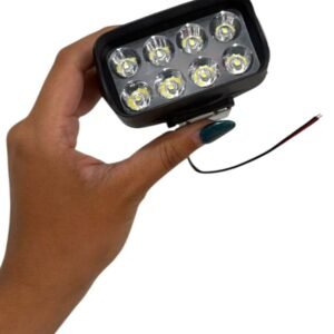 FAROL UNIVERSAL RECTANGULAR LED (8 LED) T08C PLASTICO 8W C/U SPOTLIGHT