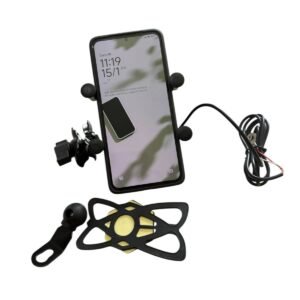 SOPORTE CELULAR GPS C/CARGADOR USB 3.0 SOPORTE ARAÑA SPEKTOR