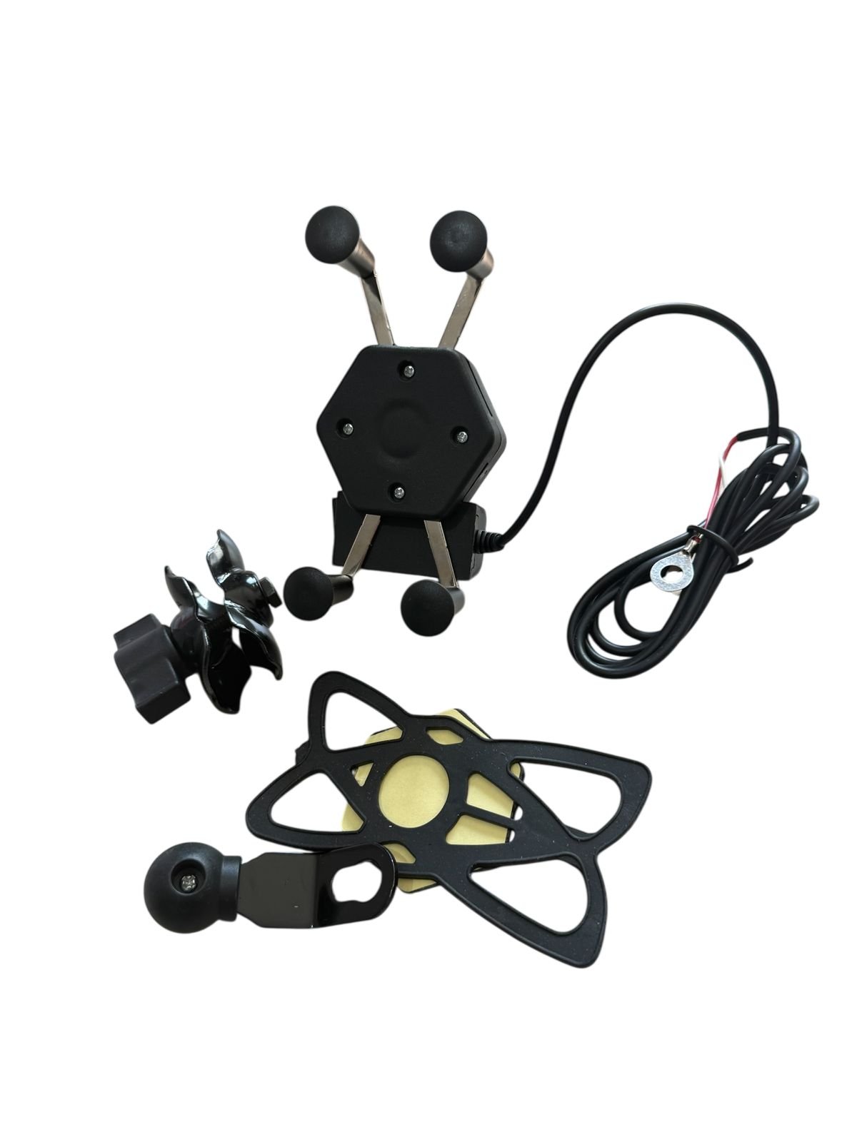 SOPORTE CELULAR GPS C/CARGADOR USB 3.0 SOPORTE ARAÑA SPEKTOR - Image 2