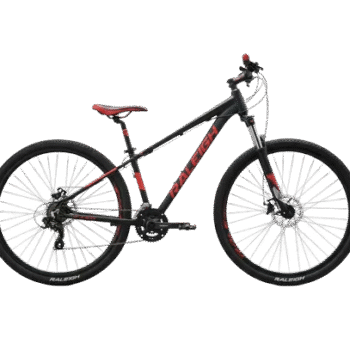 BICICLETA MOUNTAIN MOJAVE 2.0 21 VEL ROD 29 ALUMINIO NEGRO/ROJO TALLE 17″ RALEIGH