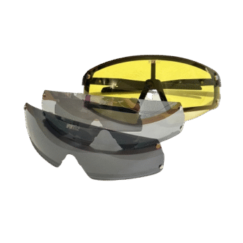 ANTEOJOS BIKER SA-915 NEGRO (LENTE PLATA) C/ESTUCHE 3 CRISTALES SPORTACE