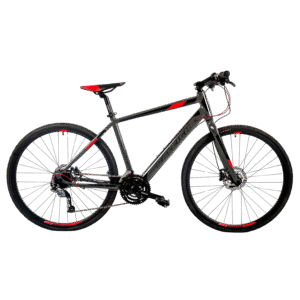BICICLETA URBAN 1.1 ALUMINIO ROD 28 3X8 VEL CUBIERTA 700 X 38 GRIS/ROJO TALLE 19" RALEIGH