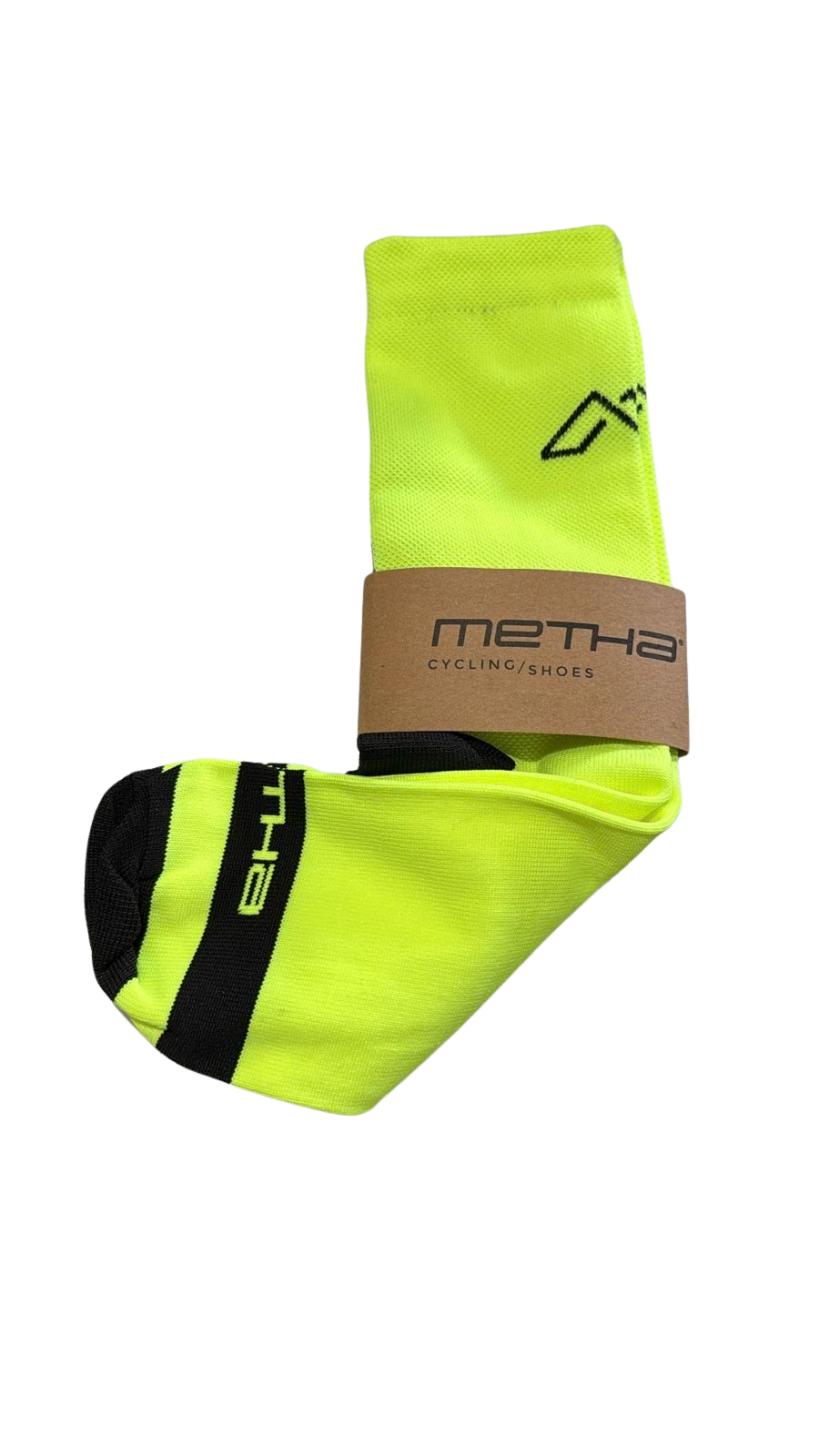 MEDIAS PARA BICI CLASSIC MT2066 AMARILLO/NEGRO METHA