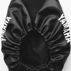 FUNDA YAMAHA FZ 160 GRIP C/SERIGRAFIA Y ELASTICO MOD.POWER NEGRO GL