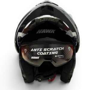 CASCO INTEGRAL REBATIBLE RS5X SOLID NEGRO TALLE XL HAWK