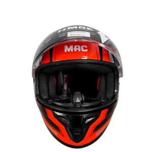 CASCO INTEGRAL 070 VOLT KOMAK NEGRO/ROJO TALLE XL MAC