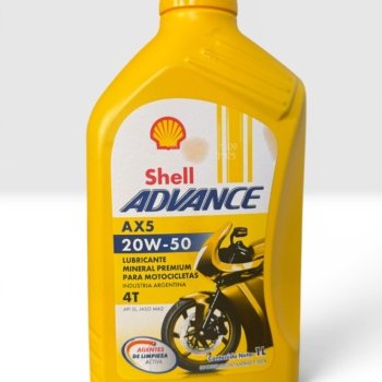 ACEITE 4T 20W-50 ADVANCE AX5 (AMARILLO) SHELL