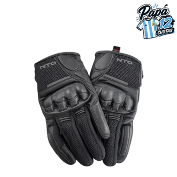 GUANTES TOURING SUMMER C/PROTECCION NEGRO TALLE M NTO
