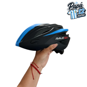 CASCO BICI MTB IN-MOULD HC-26 21 VENTILACIONES 260GR NEGRO/CELESTE TALLE 58/61 CM RALEIGH