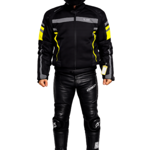 CAMPERA CORDURA 4S C/PROTECCION 4 ESTACIONES NEGRO FLUOR TALLE 3XL NINETOONE
