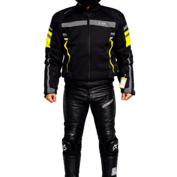 CAMPERA CORDURA 4S C/PROTECCION 4 ESTACIONES NEGRO FLUOR TALLE 3XL NINETOONE