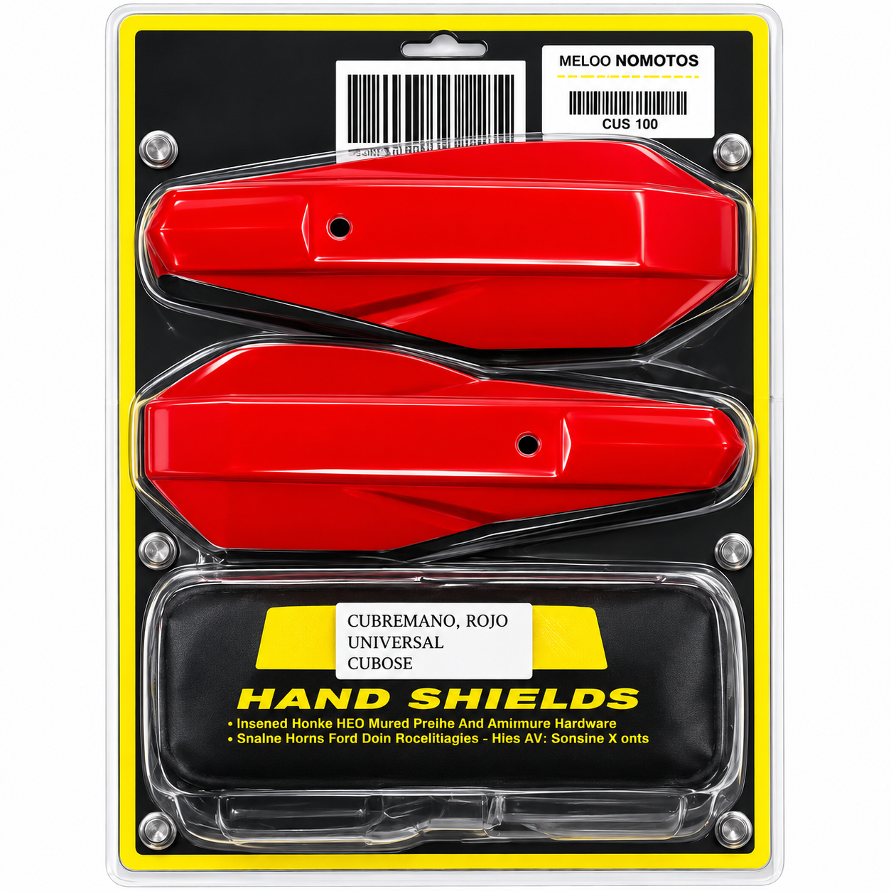 CUBRE MANOS UNIVERSAL ROJO MODELO 12 (CUB048) T-FORCE - Image 2