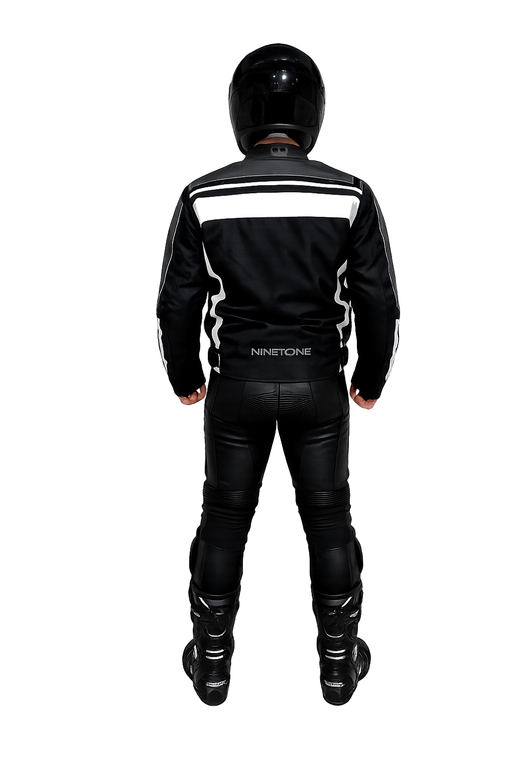 CAMPERA CORDURA FUSE EVO C/PROTECCION NEGRO GRIS TALLE 3XL NINETOONE - Image 4