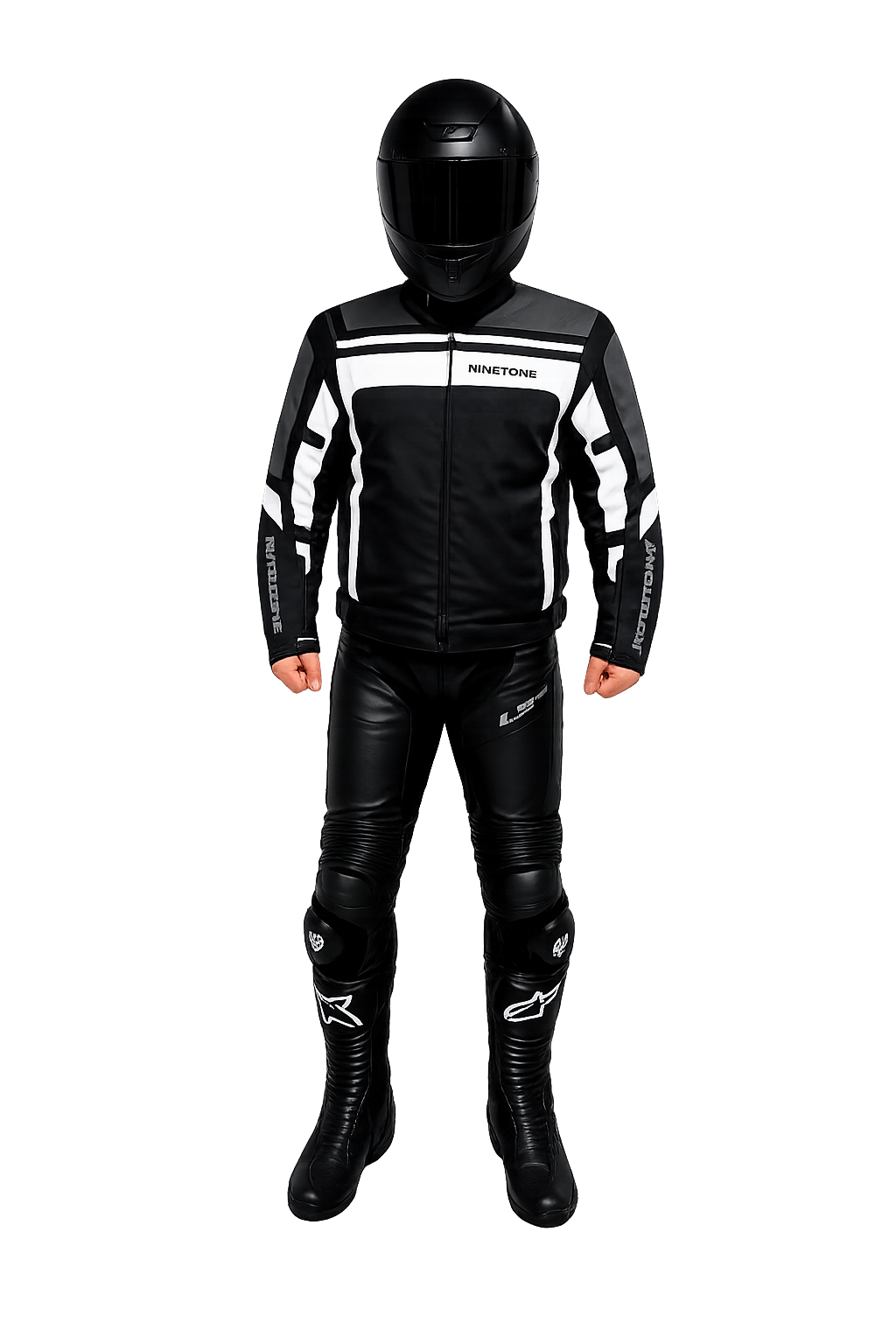 CAMPERA CORDURA FUSE EVO C/PROTECCION NEGRO GRIS TALLE 3XL NINETOONE