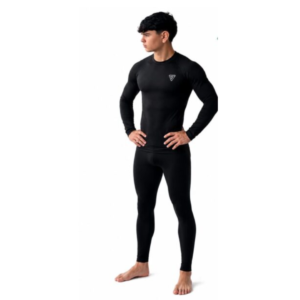 REMERA TERMICA Y PANTALON TERMICO 1º PIEL KIT NEGRO TALLE XL/XXL VERTIGO