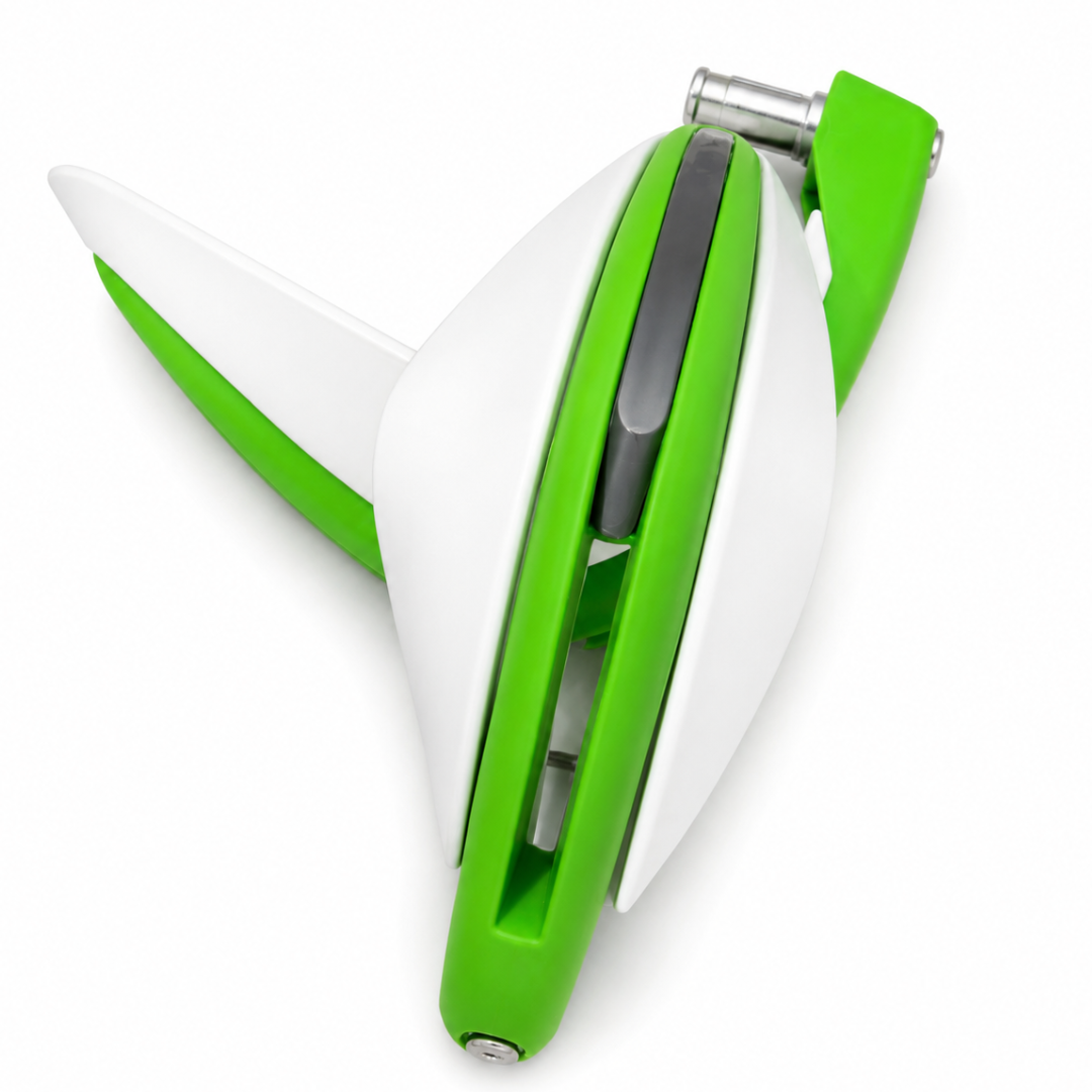 CUBRE MANOS OFF ROAD C/SPOILER ANCHO VERDE/BLANCO VC - Image 3
